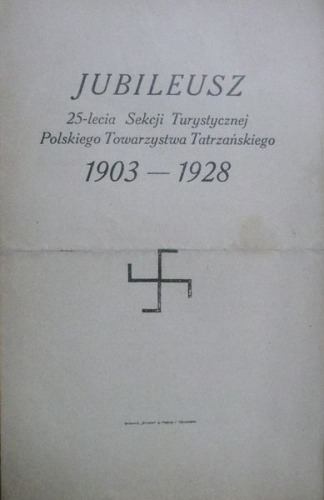 /Zaproszenie/ Jubileusz Polskiego Tow. Tatrzańskiego 1928
